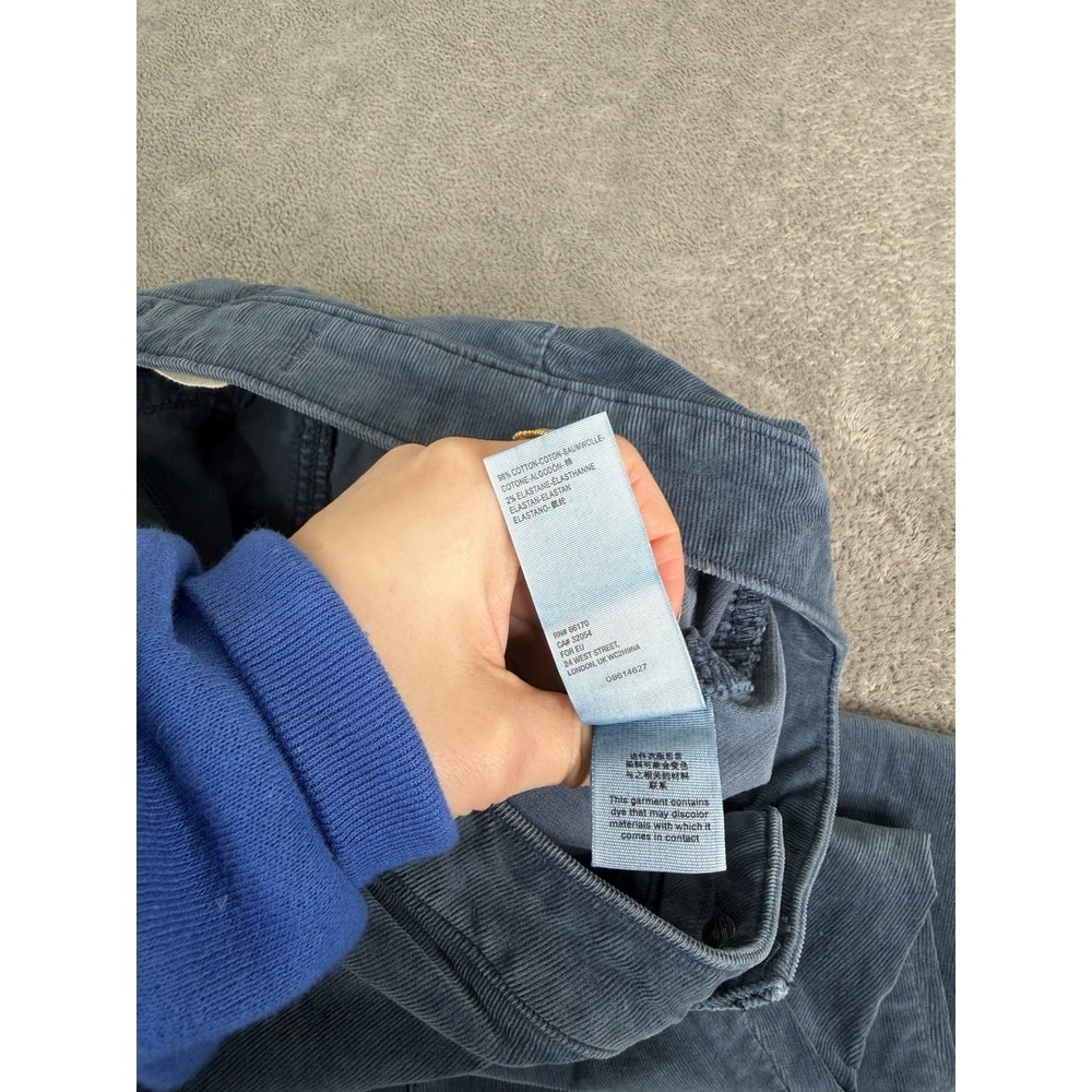 We The Free Just Float On Flare Corduroy Jeans Women's Size 27 Blue NWT - Picture 5 of 13
